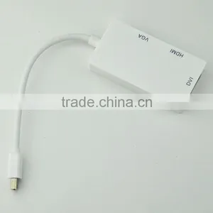 Manufacture Quality Mini Displayport to Hdmi Dvi Adapter With Audio Video Transmission thumbnail-4