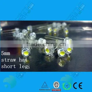 LED Manufacturer 5mm Straw Hat Led Diode Light thumbnail-1