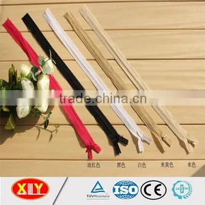 Hot Sale Custom Length Ykk Color Invisible Zipper , Garments Zipper thumbnail-3