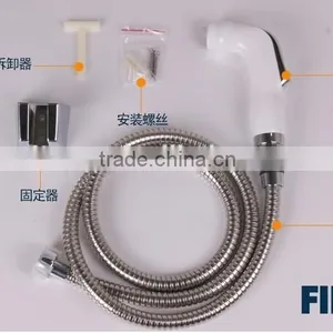 Bidet Faucet Spray Shower Faucet Toilet Hand Shower Abs Shattaf With Holder and Hose thumbnail-1