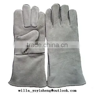 Wholesale Welding Safety Work Glove From Shandong Factory thumbnail-1