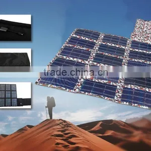 PORTABLE ROLLABLE WATERPROOF SOLAR CHARGER For Outdoor Adventure thumbnail-1
