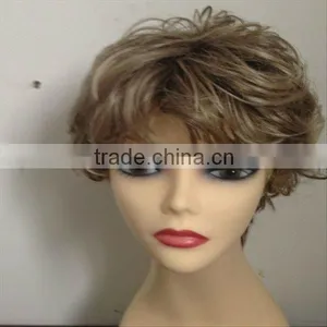Top Quality Best Price Lady Short Curly Wig thumbnail-1