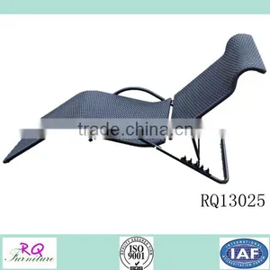 Pool Rattan Sunbed PE Rattan Steel Frame KD Design thumbnail-1