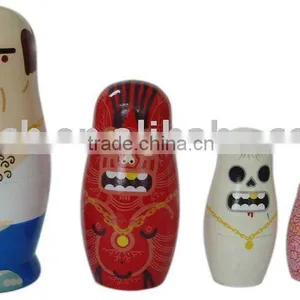 Wooden Russian Dolls , Babushka Doll thumbnail-1