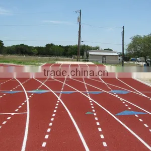 IAAF Certificated Spray-coat System Polyurethane Athletic Running Track thumbnail-2