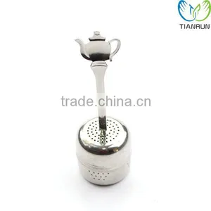 Hot Selling High Quality Cute Gift Stainless Steel Teapot Shape Tea Infuser thumbnail-1