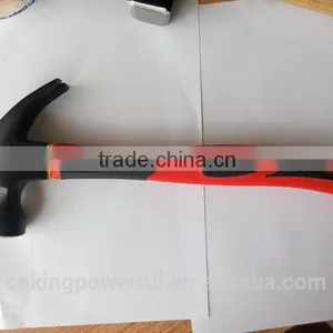 High Quality Claw Hammer (rubber &wooden Handle) Hand Tools Garden Hammer thumbnail-1