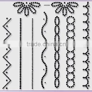 Scrapbooking Rhinestone Strip Sticker Crystal Sticker thumbnail-2