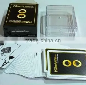 100% Plastic Playing Cards Custom Printed Poker thumbnail-1