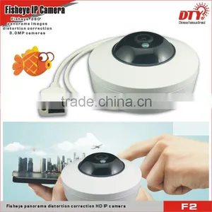 360 Degree Wide Angle Fisheyefisheye Ipc Hidden Panoramic ip Micro Camera thumbnail-3
