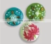 Fabric Brads W/jewel thumbnail-1