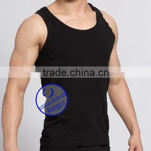 Blank Wholesale Gym Mens Stringer Tank Top thumbnail-6
