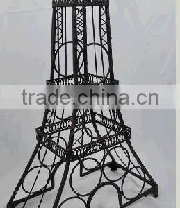 Decorative Eiffel Tower Shape Metal Wine Bottle Holder thumbnail-1