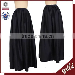 Wholesale Plain Color Long Skirt in Dongguan 2015 thumbnail-1