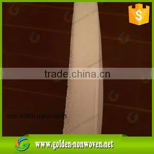 2/3cm Width Non Woven Faric for Bag Stitching Edge Small Width pp Nonwoven Materials for Bag Binding thumbnail-2