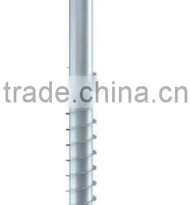 Helical Ground Screw Piles for Foundation of Solar Photovoltaic Brackets Spiral Post thumbnail-1
