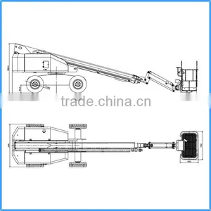 Mobile Hydraulic Telescoping Elevator Platform,self Propelled Hydraulic Work Platforms,aerial Work Platform Price for Cheap thumbnail-2