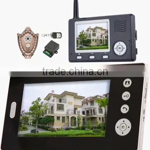 7 Inch Wireless Color Video Door Phone for 4 Indoor Monitors KO-VD100 thumbnail-1