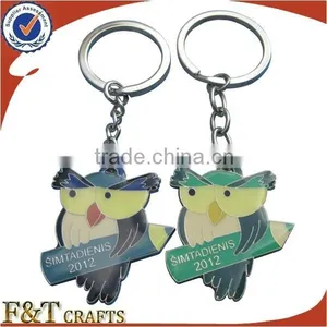 Fashion Custom Made Stamped Cool Live Animal Promotional Gift Keychain thumbnail-1