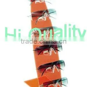 Sliding Plate Shaped Sunglass Display Holder/ Color Acrylic Glasses Display thumbnail-1
