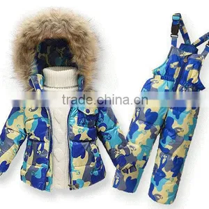 2016 Latest Model of Baby Winter Wear Down Jacket and Pant Set thumbnail-3