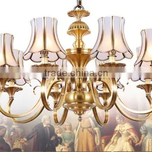 Good Price Antique Brass Copper Chandelier thumbnail-1