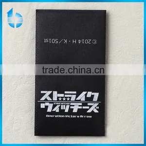 High Density Black Damask Printed Label for Trousers Silk Screen Printed Black Satin Ribbon Labels for Clothing thumbnail-1