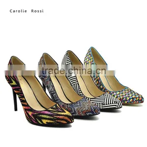 Ladies Fancy Party Shoes High Heels Women Wedding Dress Shoes thumbnail-1