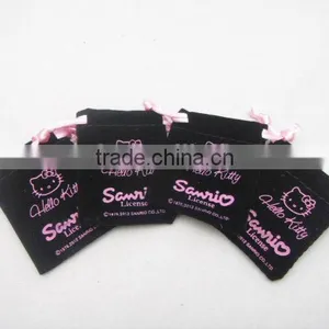 Promotional Small Hello Kitty Velvet Jewelry Pouch thumbnail-2