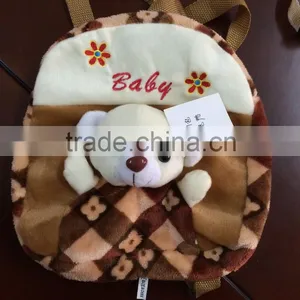 Lovely Customized Children's School Bags and Backpacks Plush Cute Bear Animal Bags thumbnail-1