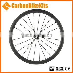 CarbonBikeKits PW38C 2015 23mm Wide 38mm Clincher Carbon Aero Bicycle Wheels Quality Choice thumbnail-4