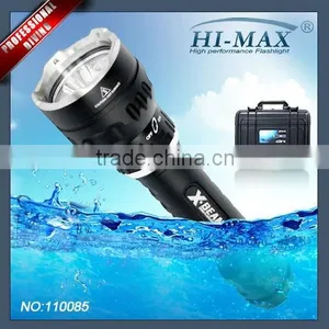 High Performance Cree Xm-l U2*3 Magnetic Diving Torch Diving Light Canister thumbnail-1