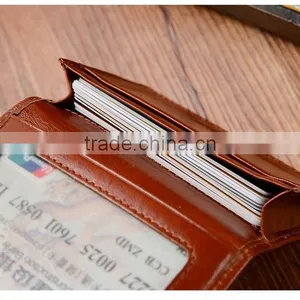 2015 Cheap Promotional Card Holder Soft Leather Business Card Holder thumbnail-3