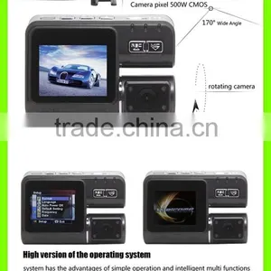 Dual Lens Car Camera I1000 Car DVR Dual Camera HD 1080P Dash Cam Black Box With Rear 2 Cam Vehicle View Car Recorder thumbnail-2
