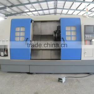 CNC550A Cnc Slant Bed Cnc Lathe Turning Center With Double Spindles thumbnail-2