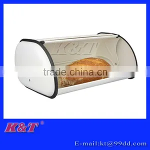 Hot Sale White Stainless Steel Storage Bin for Bread and Food thumbnail-1