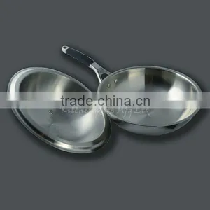 Stianless Steel Wok Cookware 304 Non-smoke Cooker thumbnail-1
