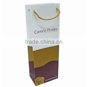 China Recycle Wine Paper Wine Bag for Wholesale thumbnail-1