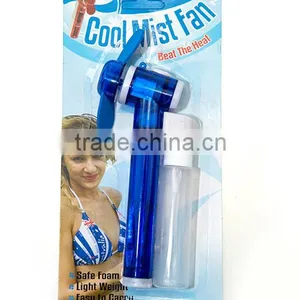 Best Quality Mini Usb Mini Desk Fan With Water Mist Plastic Material Water Mist Spray Bottle Fan thumbnail-1