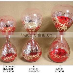 Red Sand Hamme Ton Silver,simple and Classic Sand Timer thumbnail-1
