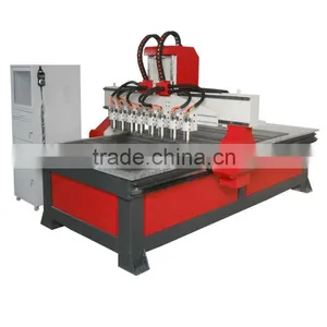 8 Heads Wood Engraving CNC Router ZK-1325-8 thumbnail-1
