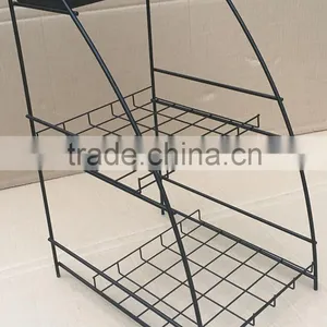 New Arrival High Quality Customized Wire Desk Tea Box Rack thumbnail-3