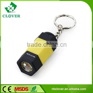 ABS Material USB Rechargeable Led Mini Flashlight Keychain thumbnail-2