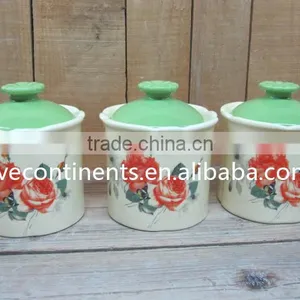 Ceramic Material and Storage Type 3 PCs Food Containers Set thumbnail-1