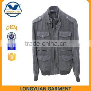 Fashion Material New Style pu Jacket for Man thumbnail-1
