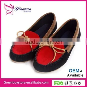 2015 NEW Spring Boat Shoes Flat Heel Round Toe Loafers Sweet Flat Four Seasons Shallow Mouth Women's Shoes 3Colors thumbnail-4