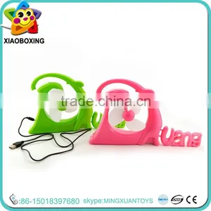 New Arrivals Plastic Duang Shape Electric Small Cooling Usb Fan With Battery thumbnail-5