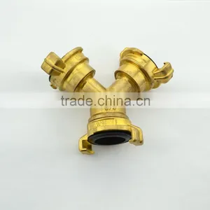 Brass Y Shut-off Valve Chrome Plated Garden Hose Valve Y Water Valve With Butterfly Handle 2 Way Valve thumbnail-5