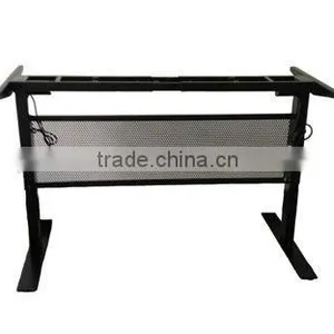 Metal Ergonomic Height Adjustable PC Desk, Electric Height Adjustable Desk, Adjustable Computer Desks thumbnail-2